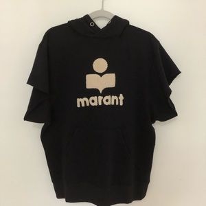 Isabel Marant Etoile Carlo Short Sleeve Hoodie, 34